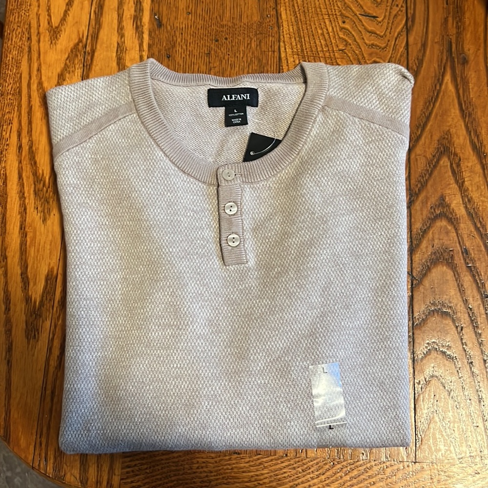 Alfani Men’s cotton sweater size L